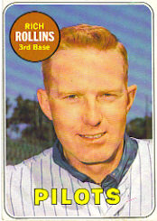 1969 Topps Baseball Cards      451A    Rich Rollins 1st name YL